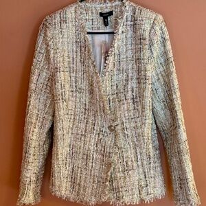 Aqua (Bloomingdale's) Chic  Blazer/Jacket, Medium